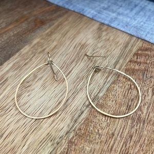 Delia Langan Gold Oval Hoops